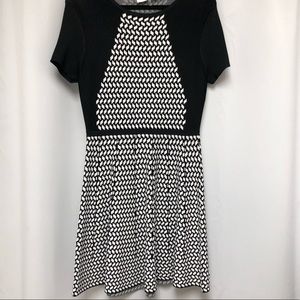 Trina Turk dress black and white